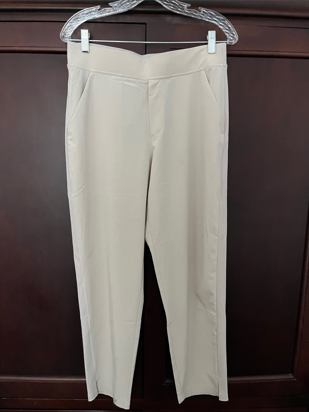 Athleta Stretch Pull-On Pants in Taupe